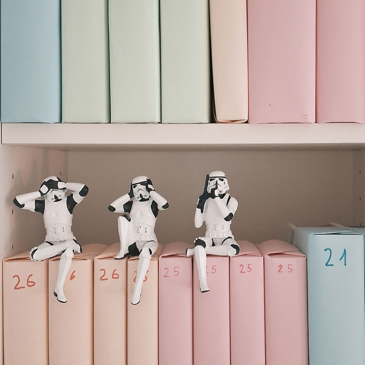 Produktbild Original Stormtrooper Don't See Hear Speak figurset sittande