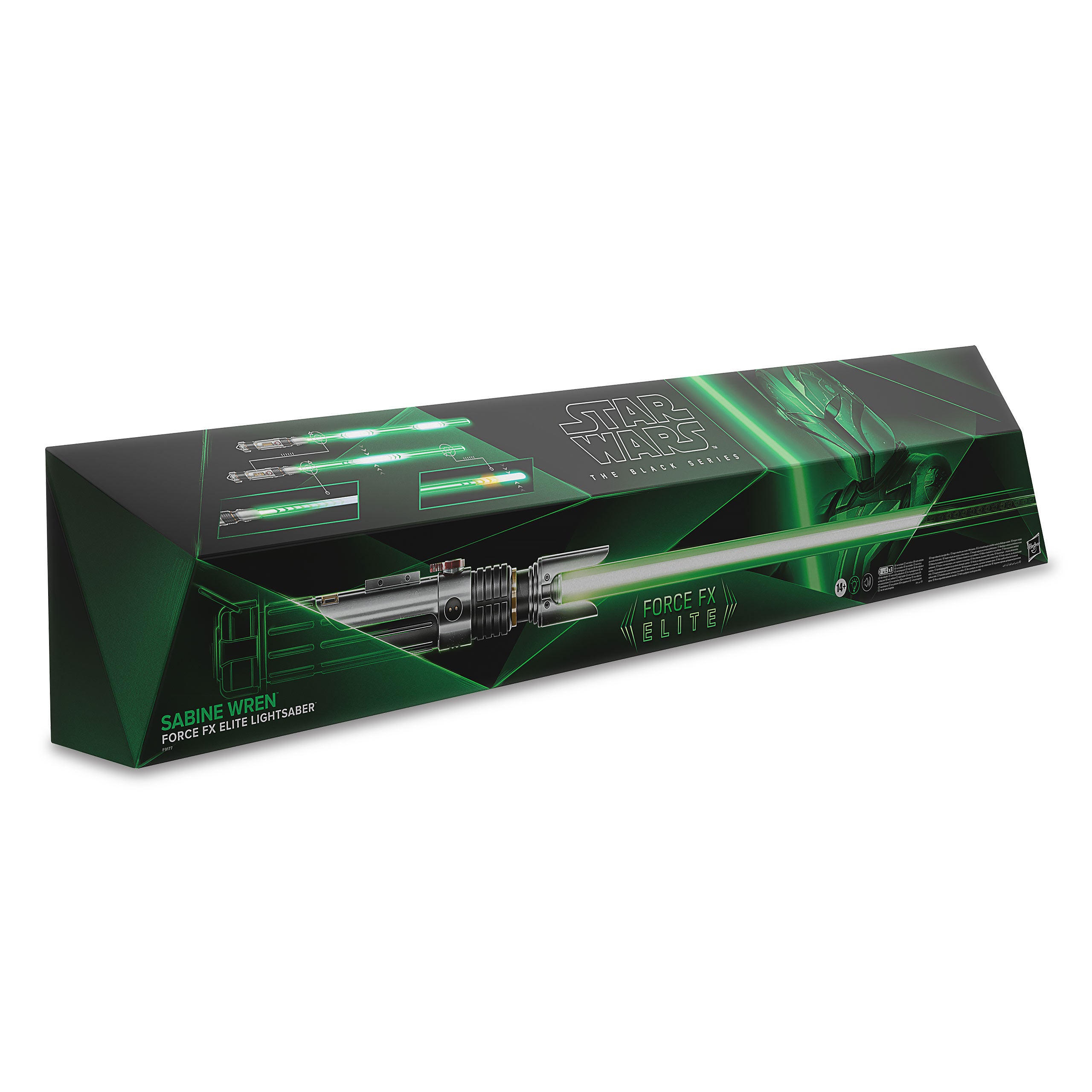 Produktbild Star Wars Ahsoka - Sabine Wren Force FX Elite Black Series Ljussabel