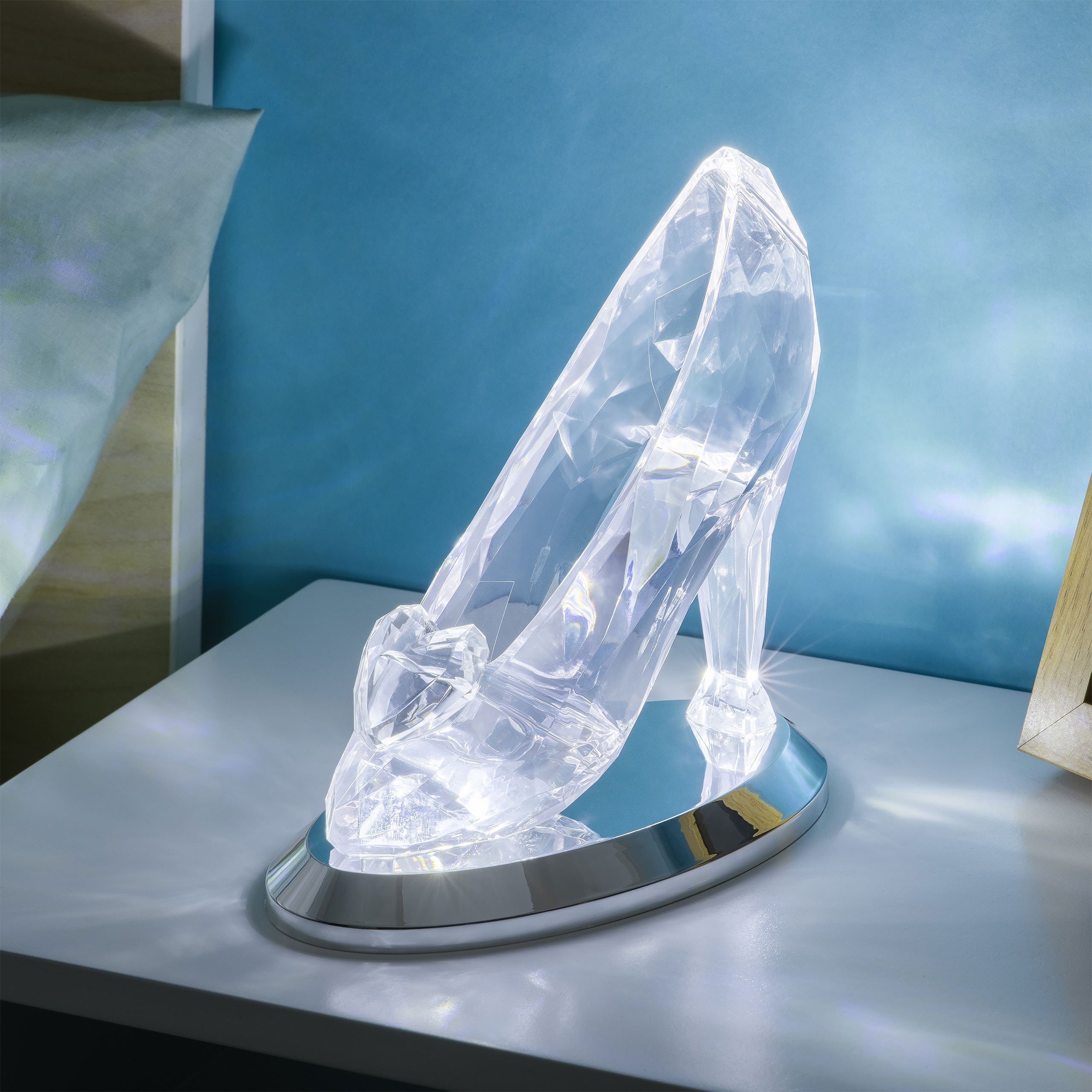 Produktbild Askungen - Glas-sko bordslampa