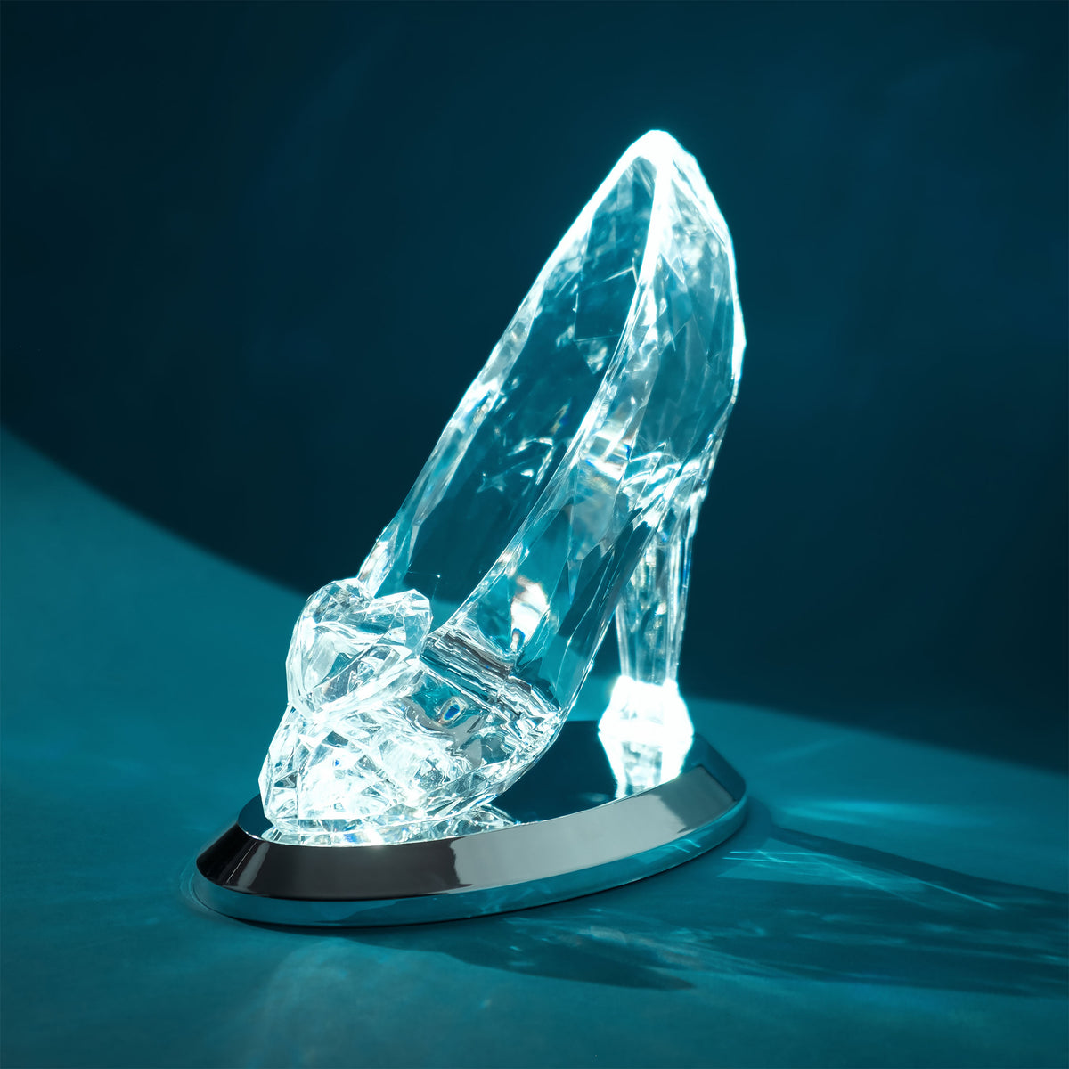 Produktbild Askungen - Glas-sko bordslampa