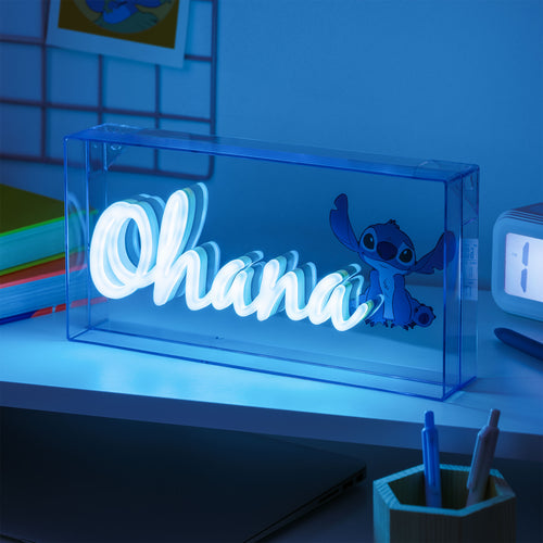 Produktbild Stitch Ohana Neonlampa - Lilo & Stitch