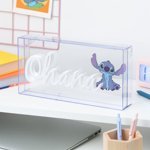 Produktbild Stitch Ohana Neonlampa - Lilo & Stitch
