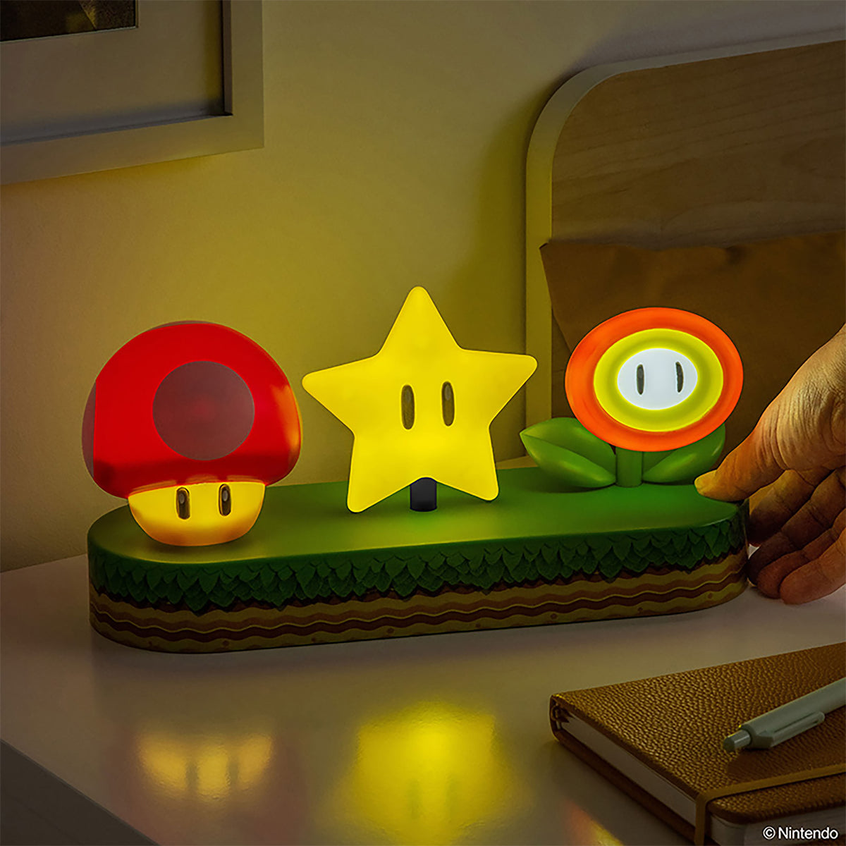 Produktbild Super Mario - Ikoner bordslampa