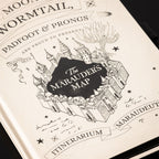 Produktbild Harry Potter - Anteckningsbok med Marodörkartan och UV-stavpenna