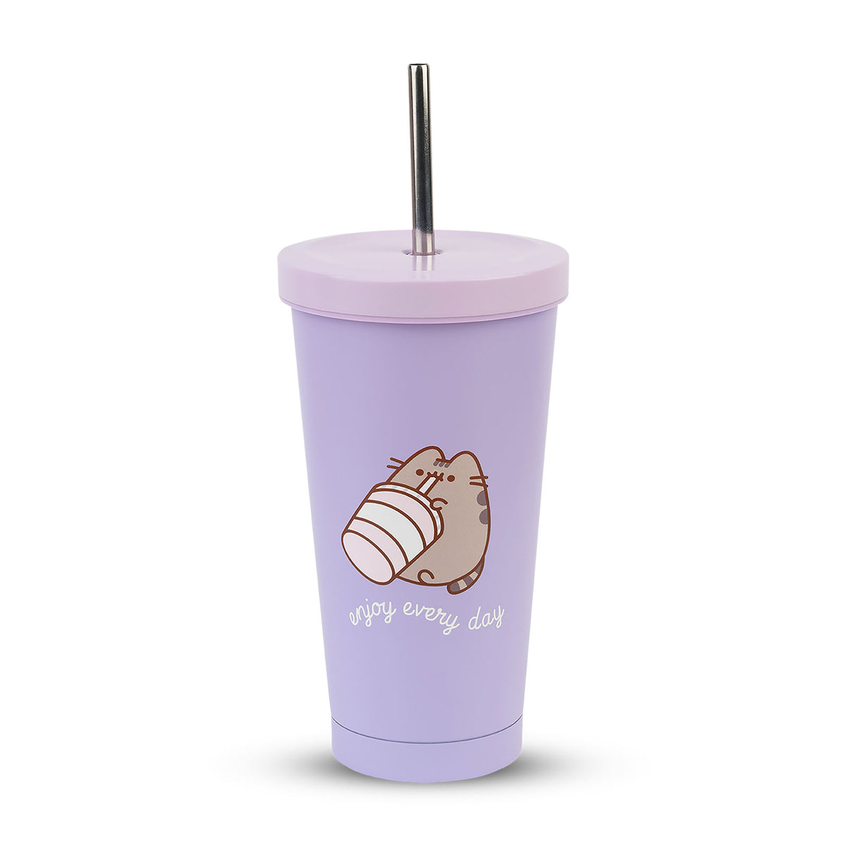 Product image Pusheen - Enjoy Every Day drinking cup with straw