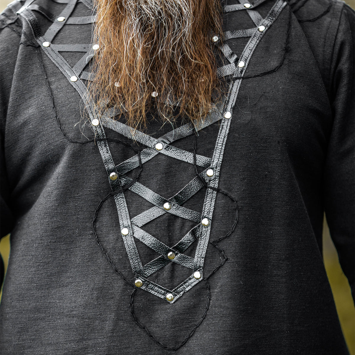Produktbild Medeltida vikingatunika svart