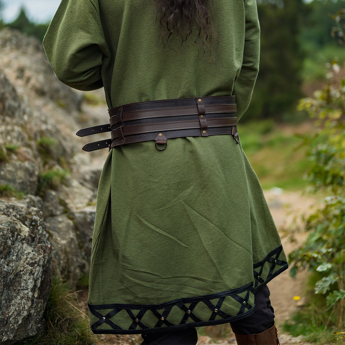 Produktbild Medeltida vikingatunika grön