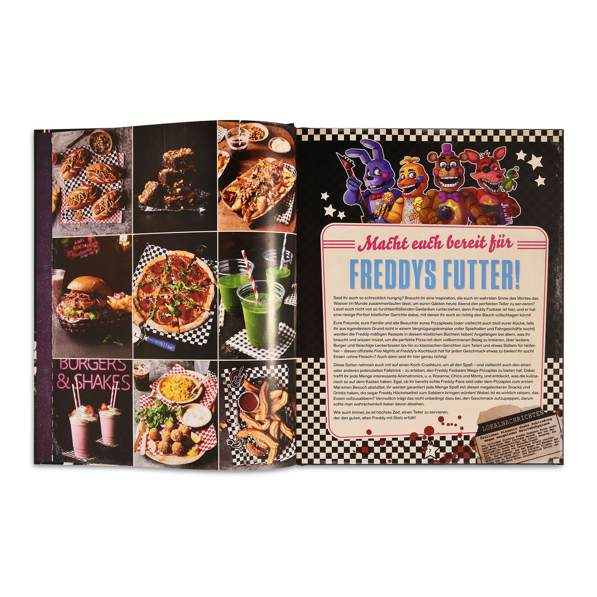 Produktbild Den officiella Five Nights at Freddy's-kokboken