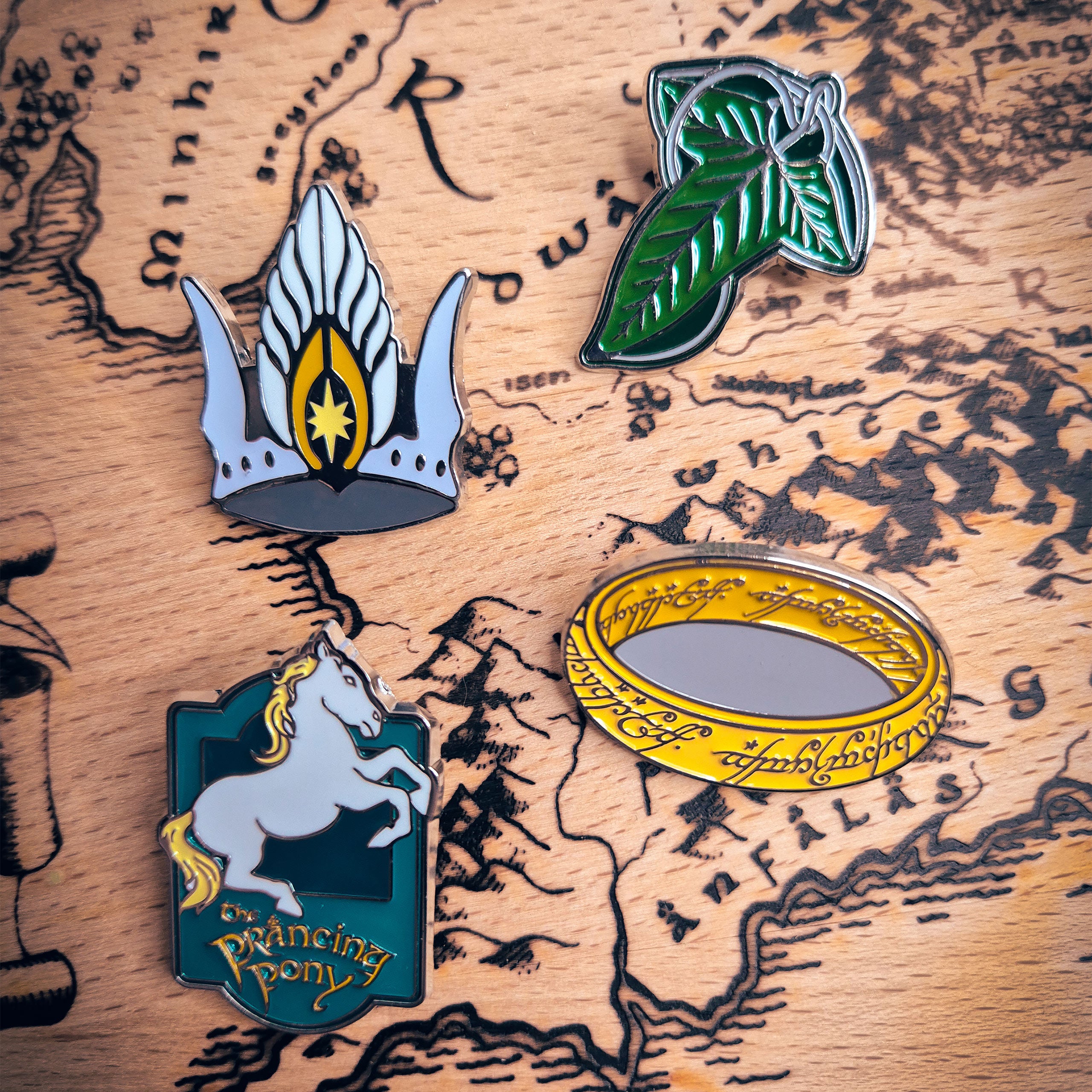 Produktbild Sagan om Ringen - Symbolpins 4-pack