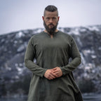 Produktbild Medeltida linnetunika grön
