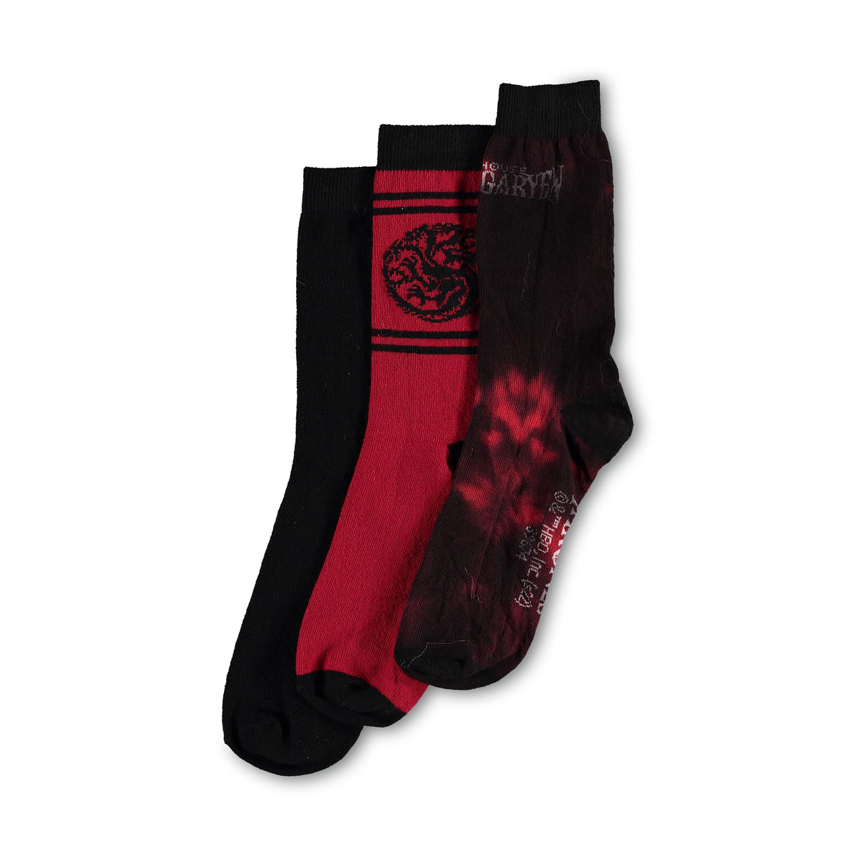 Produktbild House of Dragon - Targaryen Strumpor 3-pack