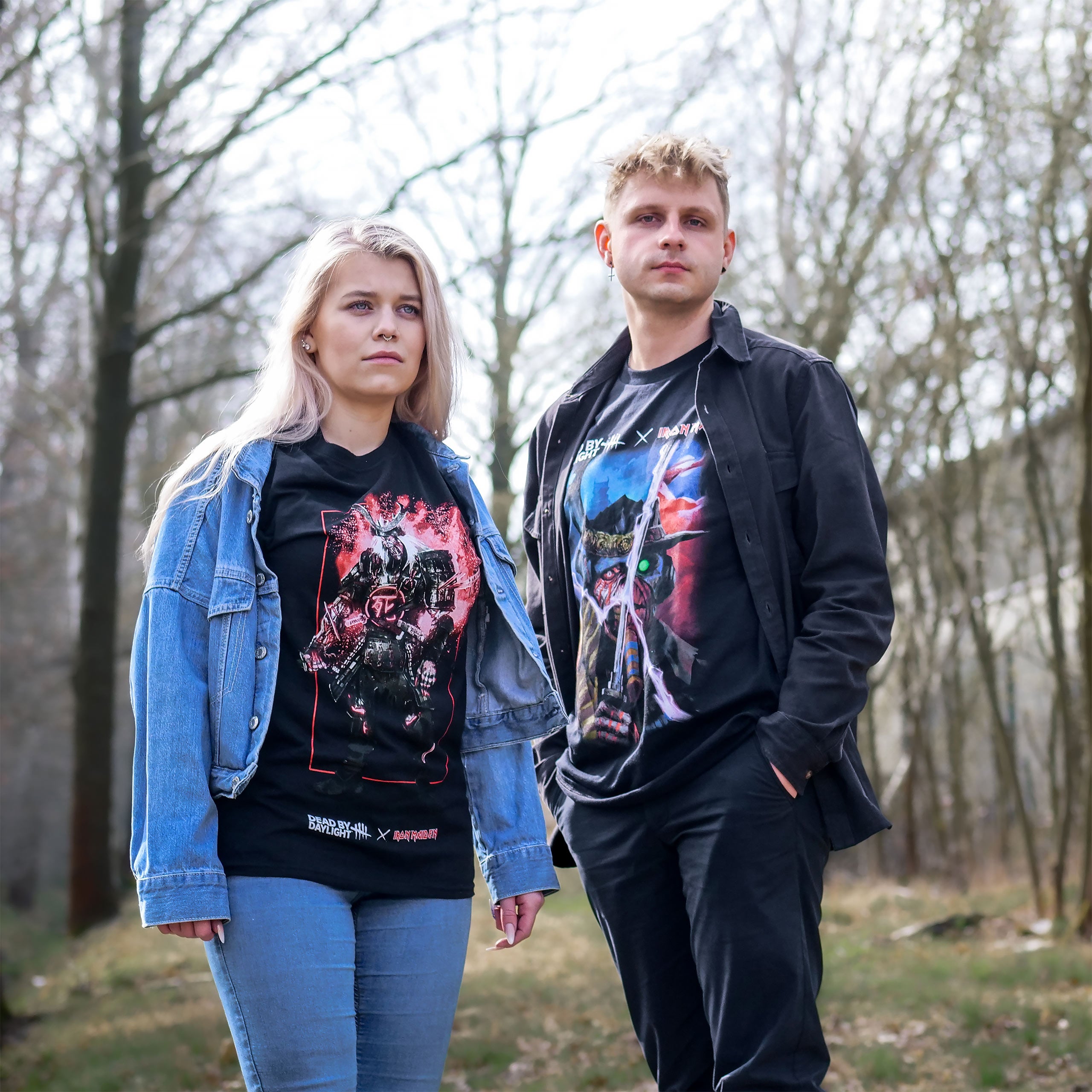 Produktbild Dead by Daylight x Iron Maiden - Oni Samurai Eddie Killer T-Shirt