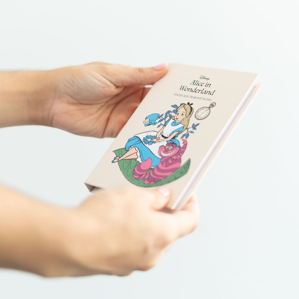 Produktbild Alice i Underlandet - Anteckningsbok med klisterlappar