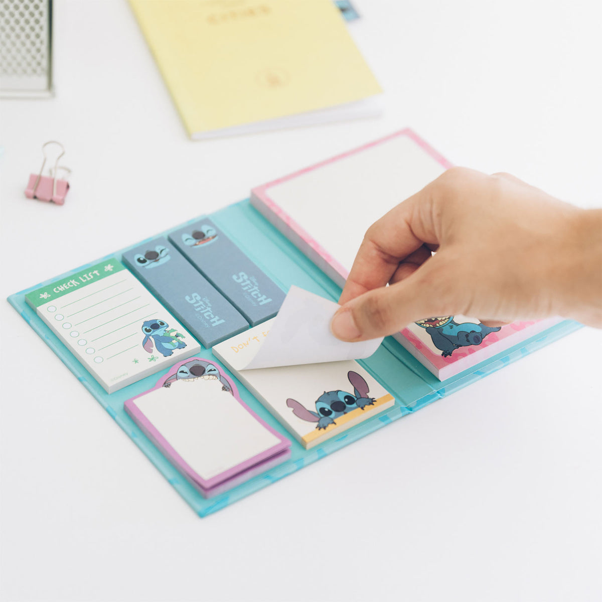 Produktbild Stitch Tropiska Post-it Anteckningsbok - Lilo & Stitch