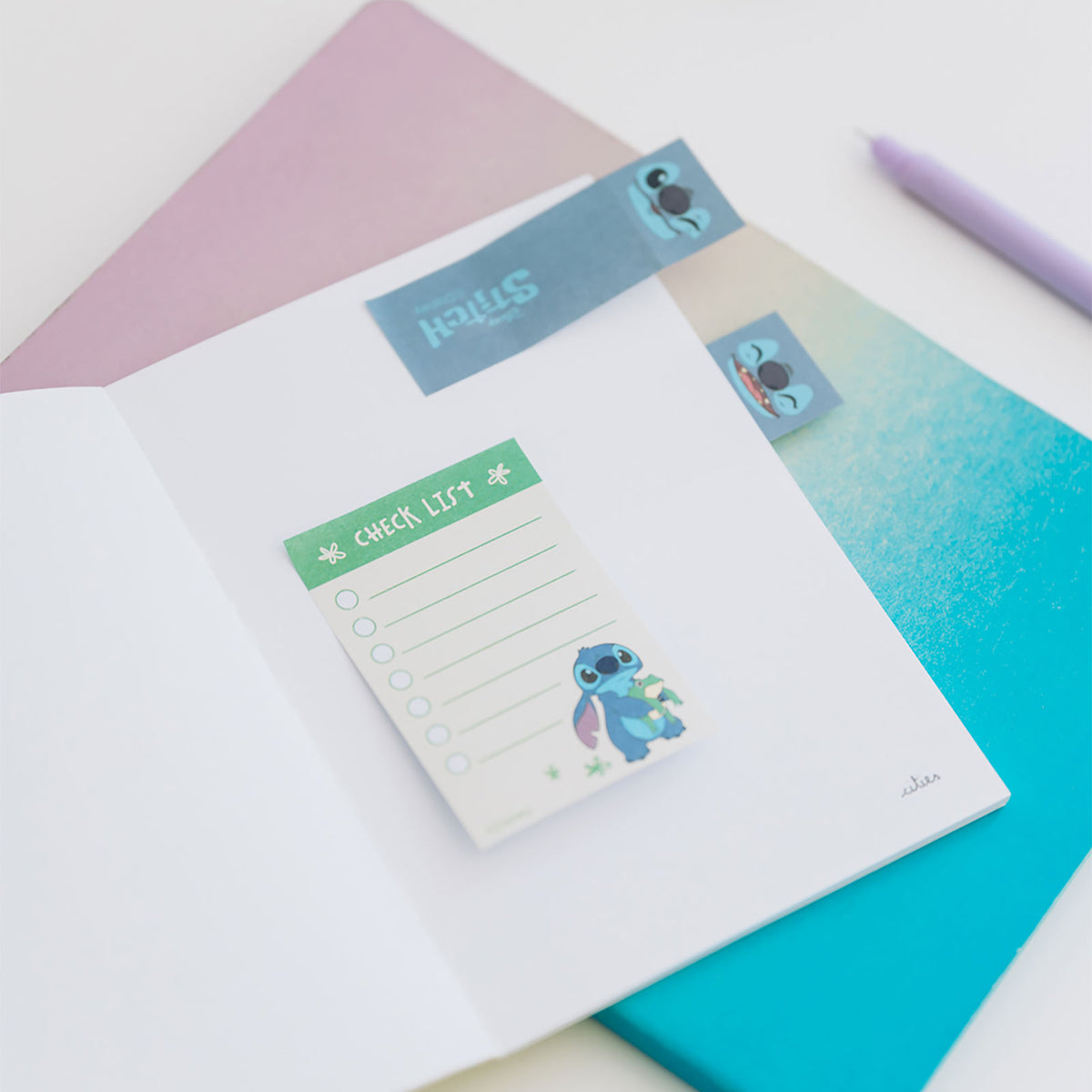 Produktbild Stitch Tropiska Post-it Anteckningsbok - Lilo & Stitch