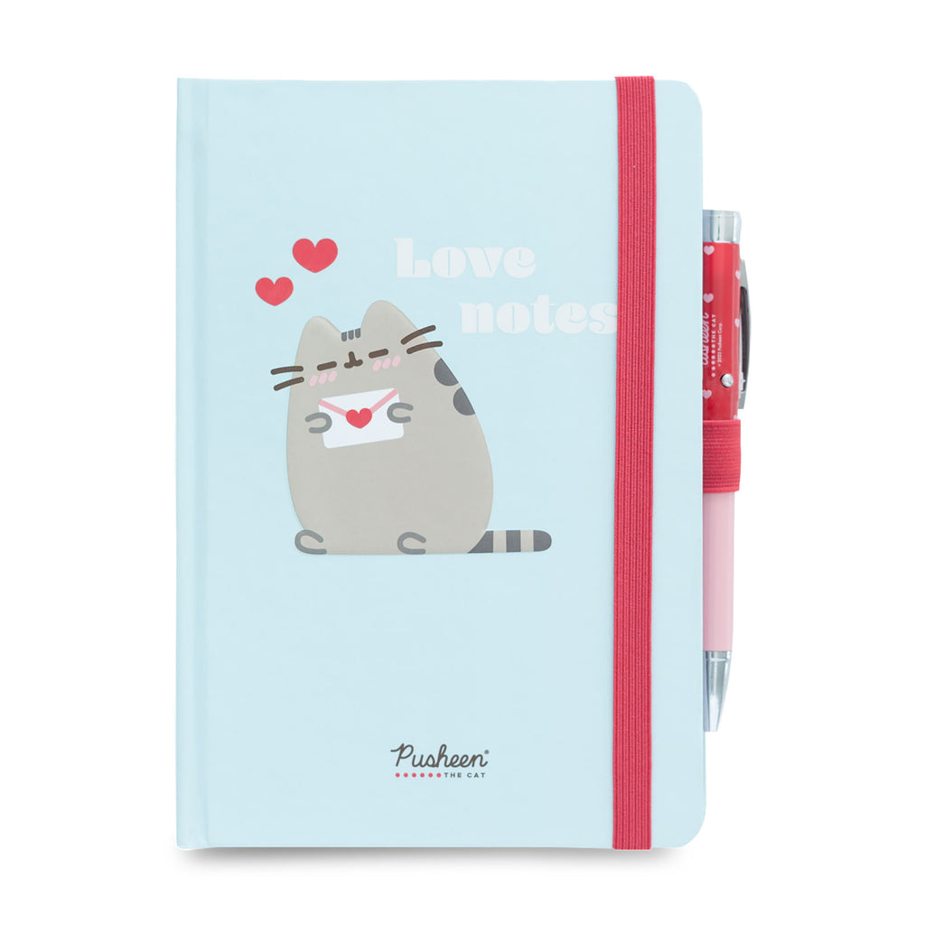 Produktbild Pusheen - Purrfect Love Anteckningsbok med kulspetspenna