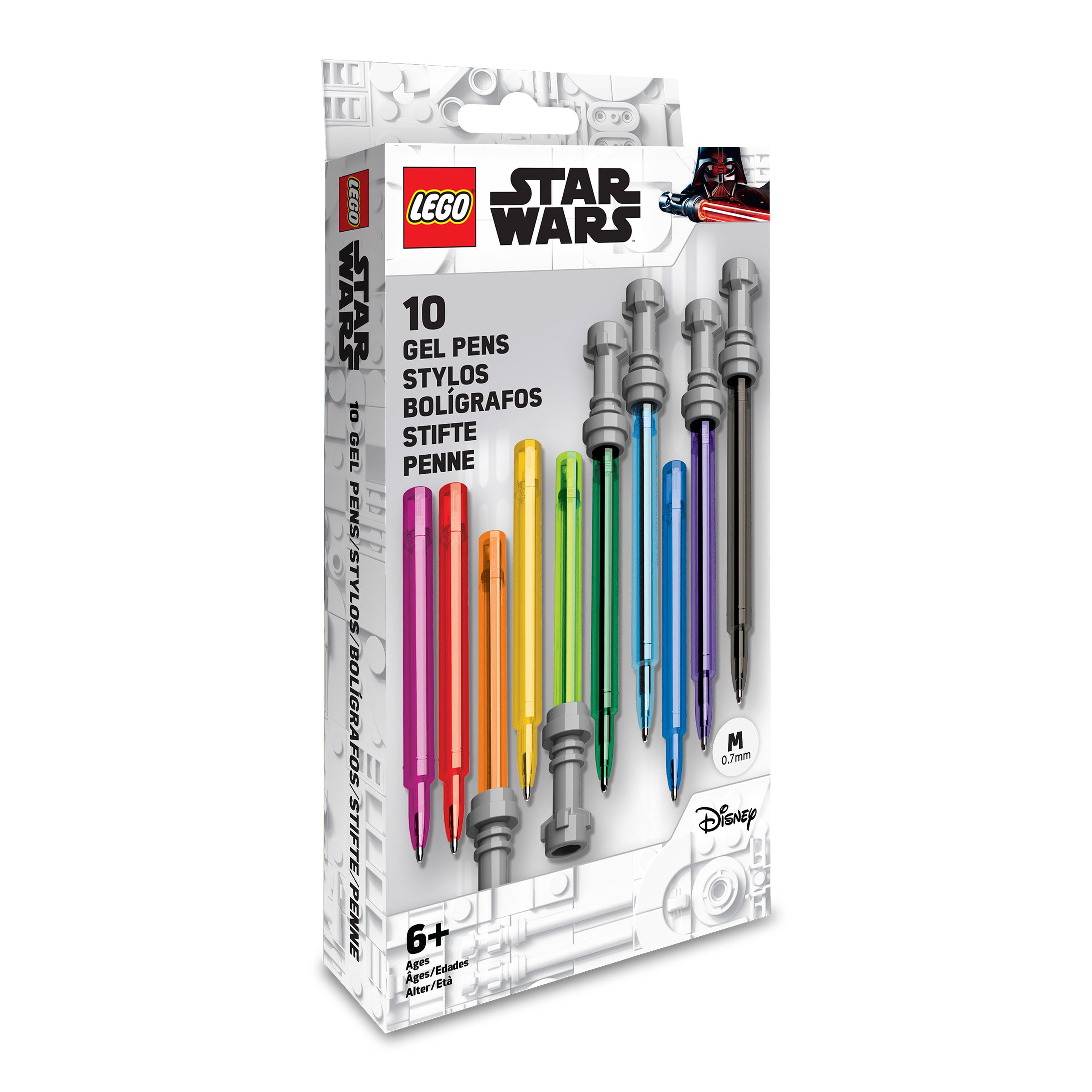 Produktbild Star Wars - LEGO ljussabel gelpennor 10-pack