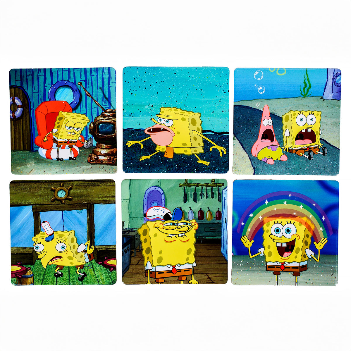Produktbild SpongeBob - Bikini Bottom Glasunderlägg 6-pack