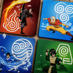 Produktbild Avatar: The Last Airbender - Gruppunderlägg 4-pack