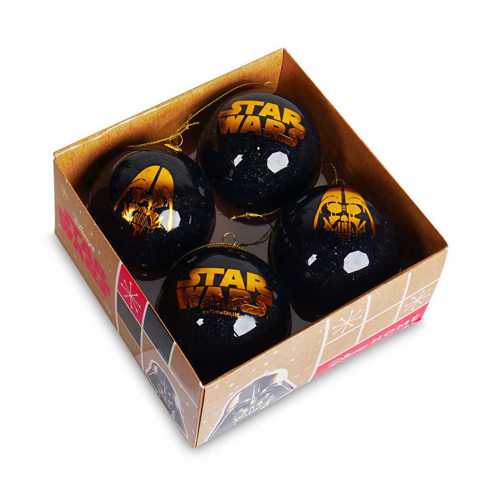Produktbild Star Wars - Julgranskulor med logo 4-pack