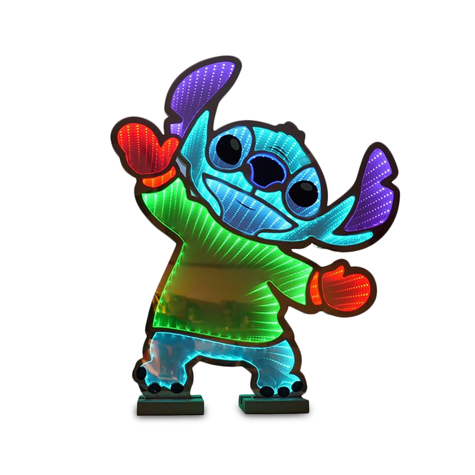 Produktbild Dancing Stitch akryl-LED-lampa - Lilo & Stitch