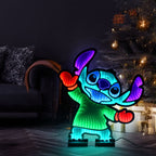 Produktbild Dancing Stitch akryl-LED-lampa - Lilo & Stitch