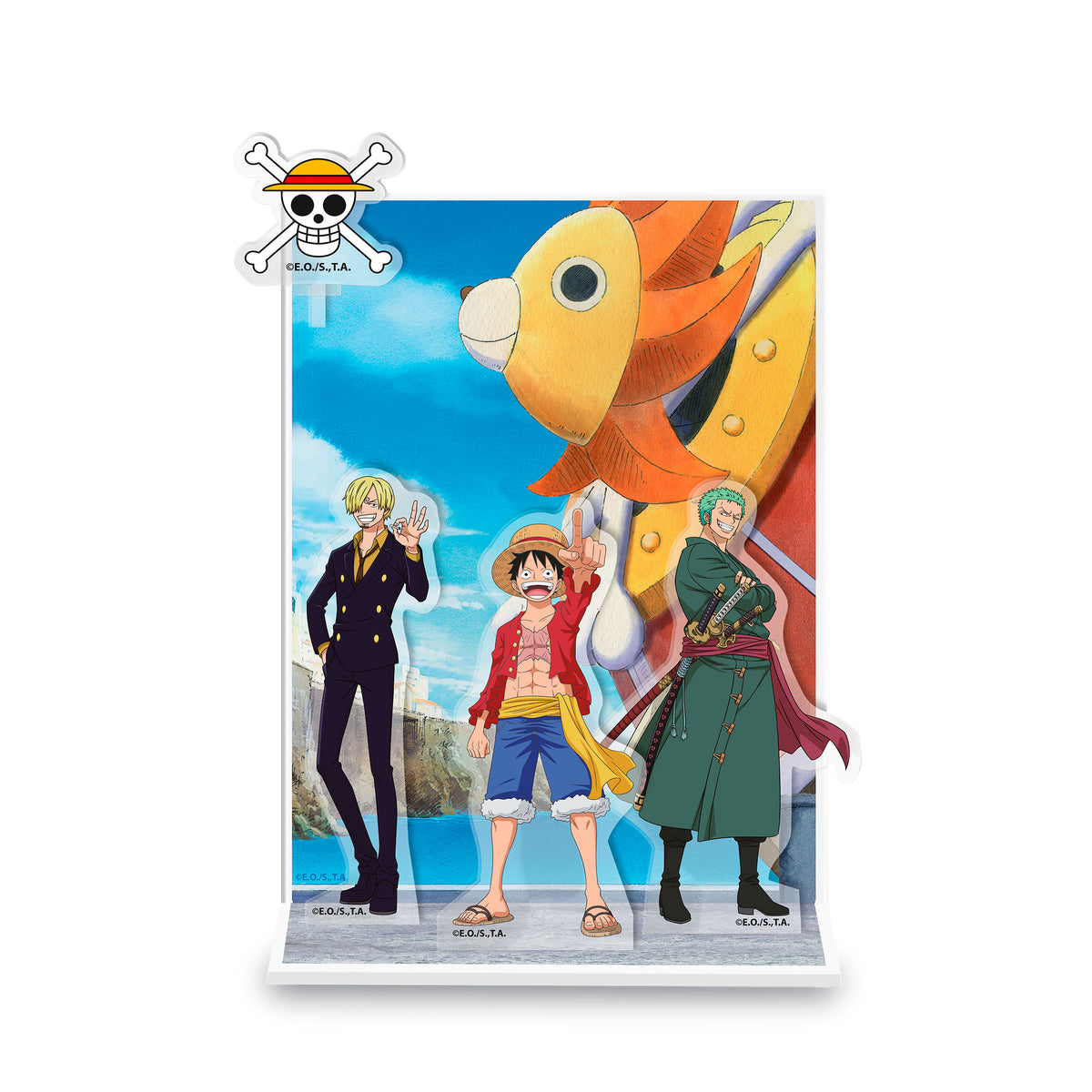Produktbild One Piece - Trio Akryl Diorama Figur