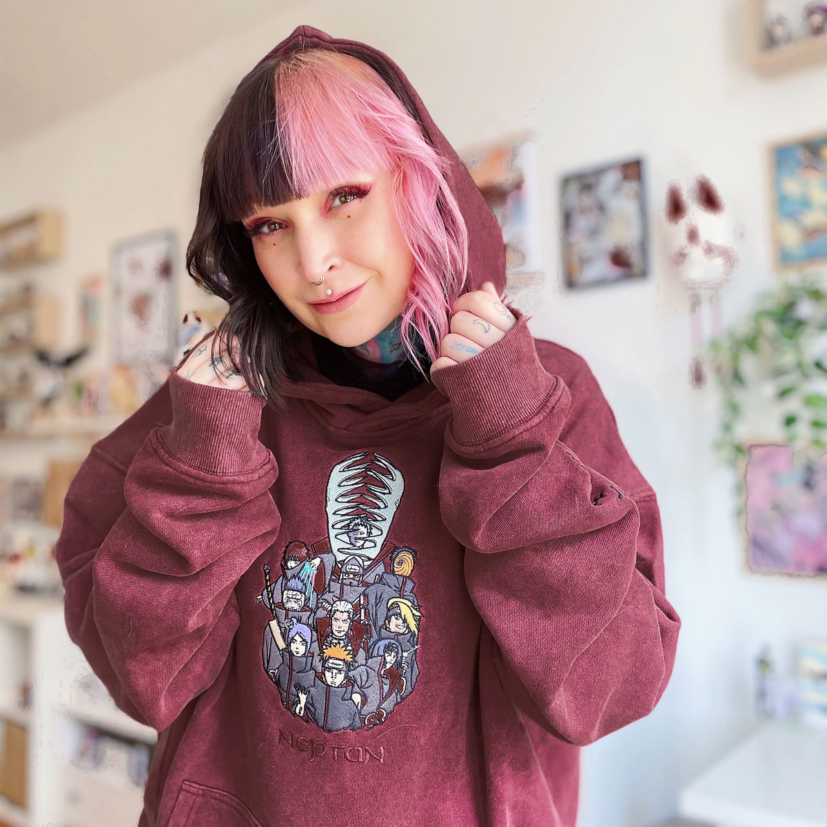 Produktbild Naruto - Grupp Oversize Premium Hoodie