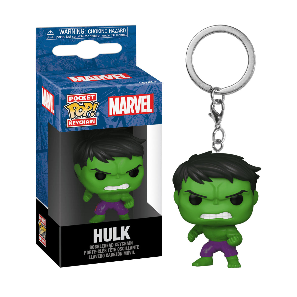 Produktbild Hulk - Marvel Funko Pop nyckelring