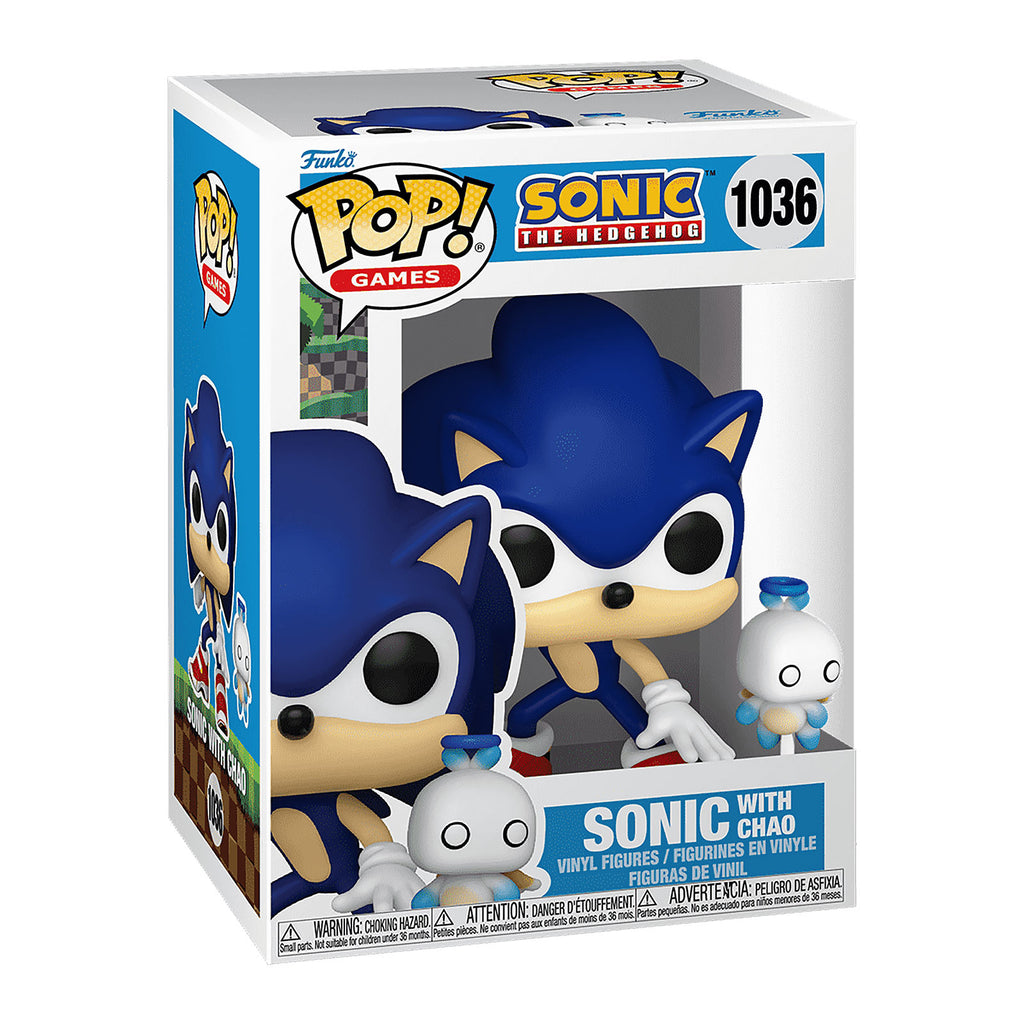 Produktbild Sonic med Hero Chao Funko Pop Figur - Sonic the Hedgehog