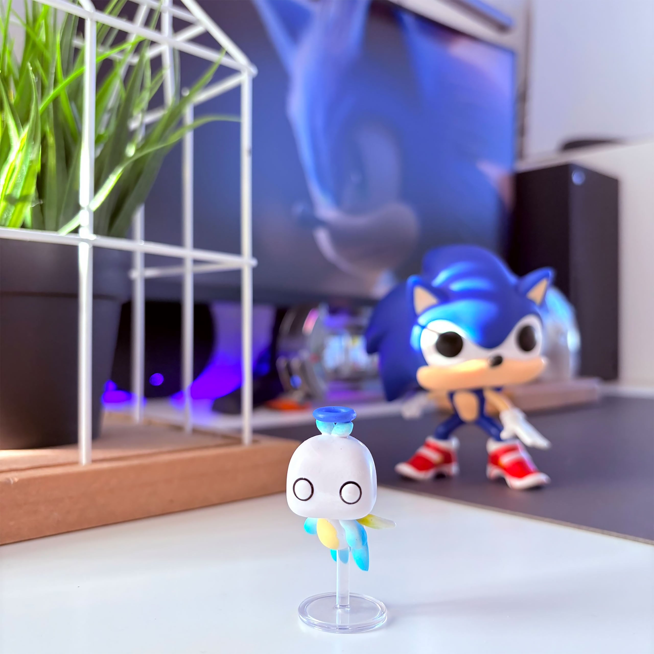 Produktbild Sonic med Hero Chao Funko Pop Figur - Sonic the Hedgehog