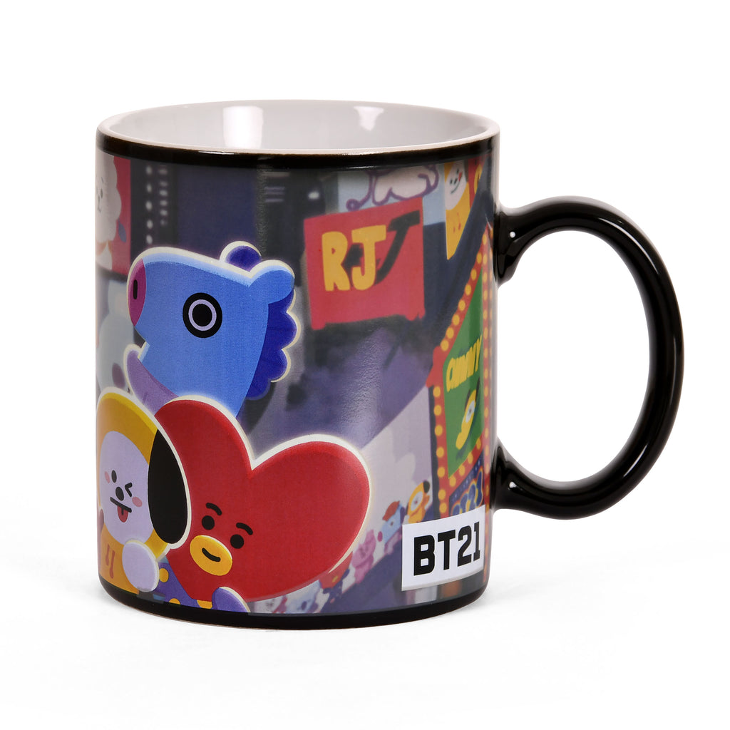 Produktbild BT21 Times Square Termoeffekt Mugg - Line Friends