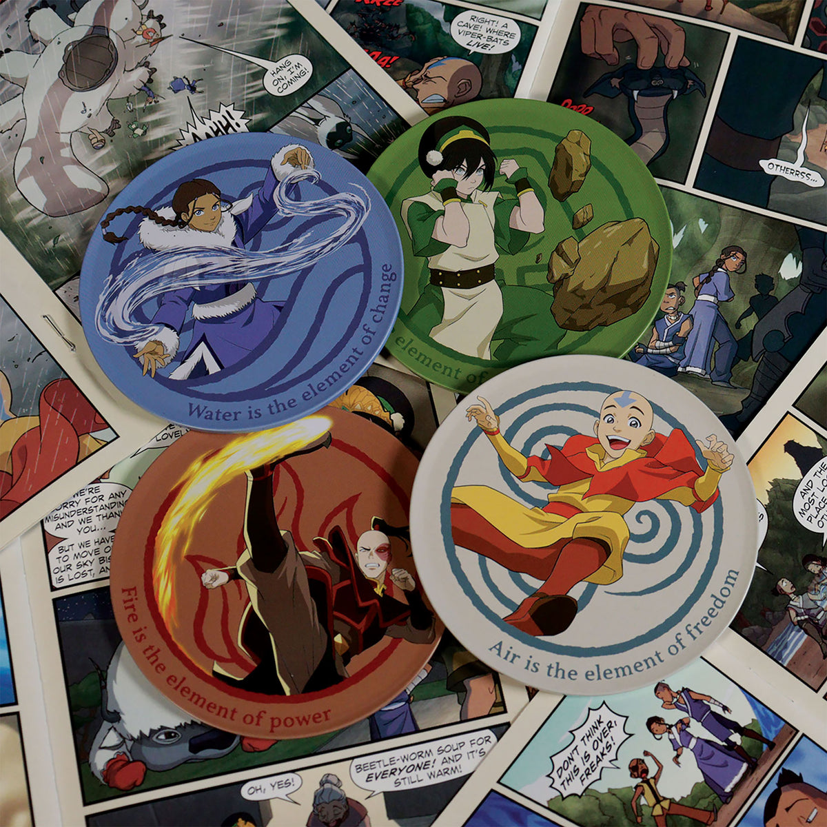 Produktbild Avatar The Last Airbender - Karaktärer Metallunderlägg