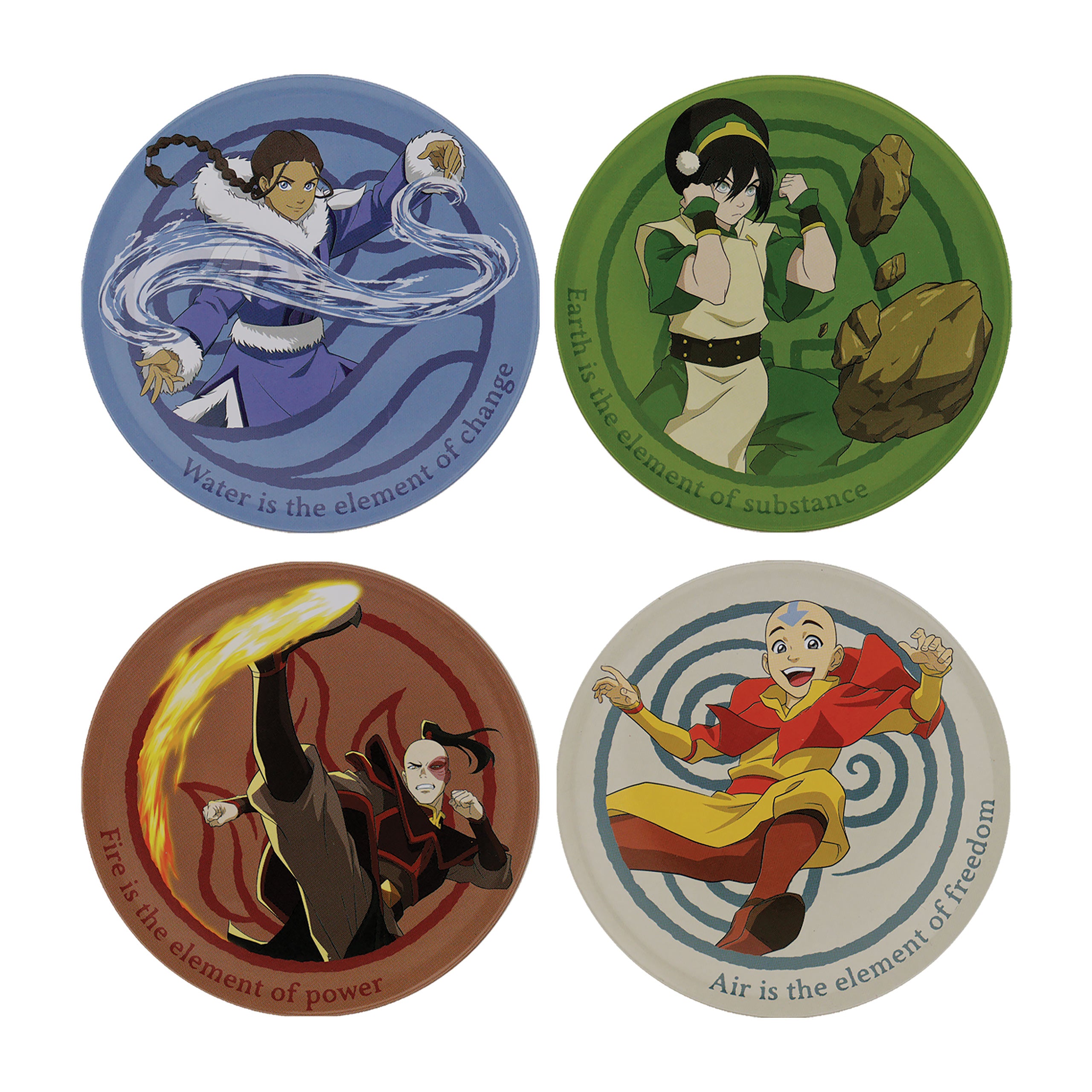 Produktbild Avatar The Last Airbender - Karaktärer Metallunderlägg
