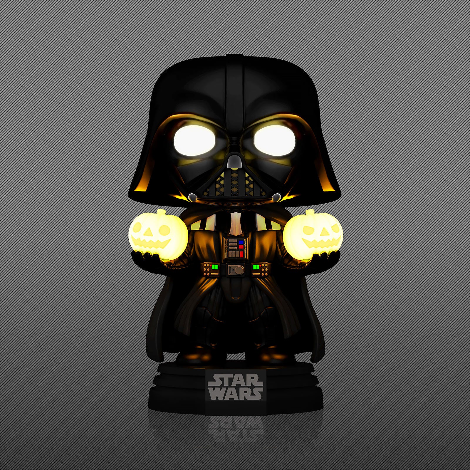 Produktbild Star Wars - Darth Vader Funko Pop vickande huvud-figur med ljus