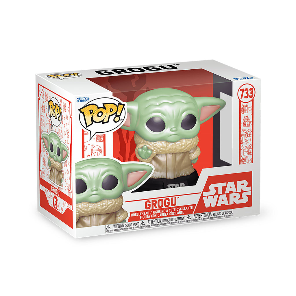 Produktbild Grogu Holiday Funko Pop vickande huvud-figur - Star Wars The Mandalorian