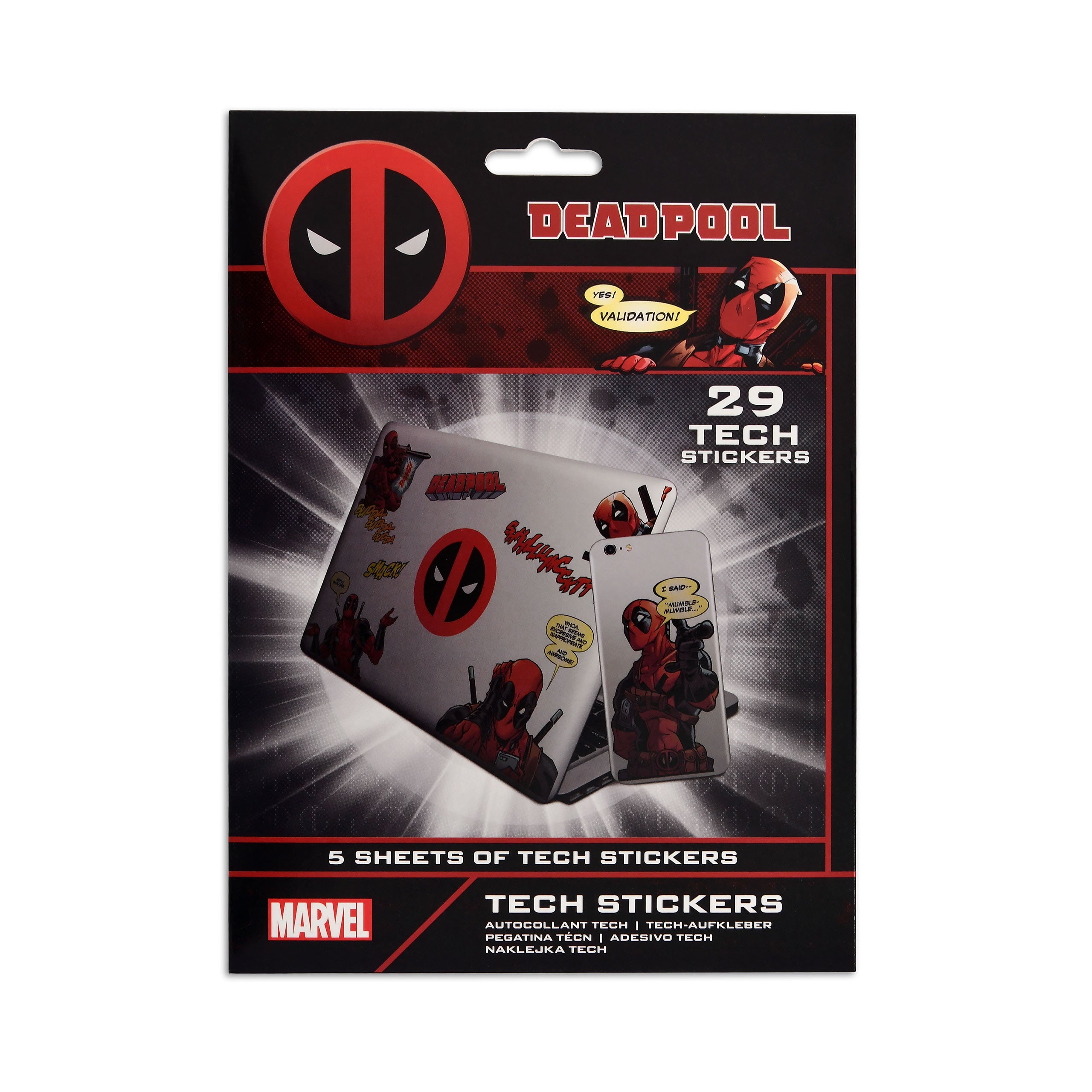 Produktbild Deadpool - Merc with a Mouth Klistermärken