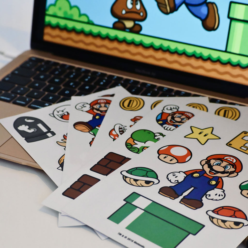 Produktbild Super Mario - Mushroom Kingdom Klistermärken