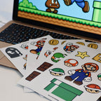 Produktbild Super Mario - Mushroom Kingdom Klistermärken