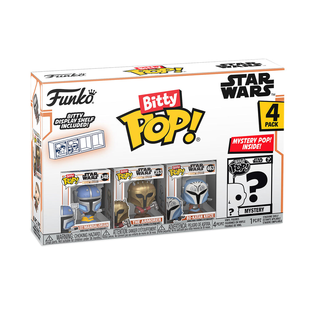 Produktbild Star Wars The Mandalorian - Funko Bitty Pop 4-pack figurer Serie 1