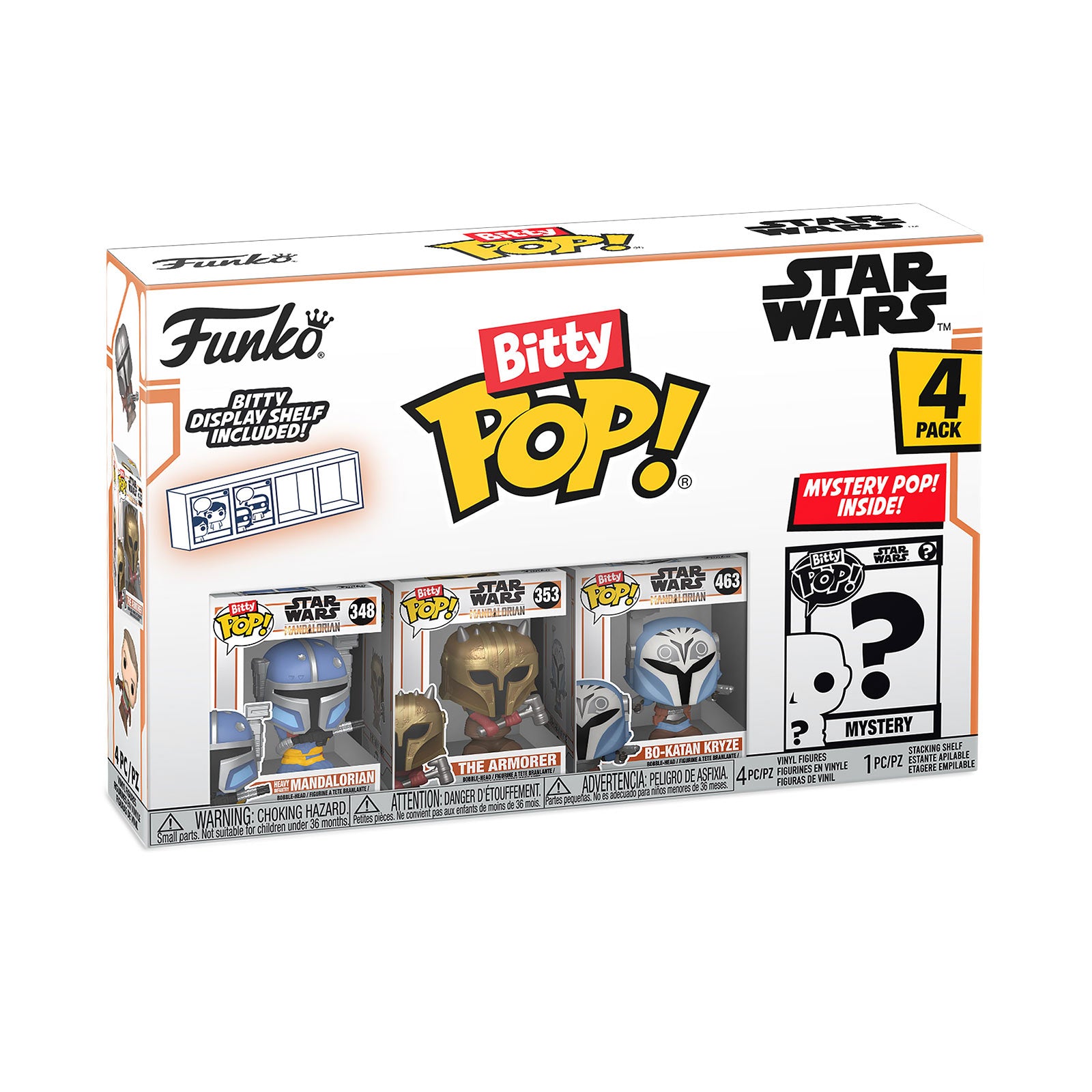 Produktbild Star Wars The Mandalorian - Funko Bitty Pop 4-pack figurer Serie 1