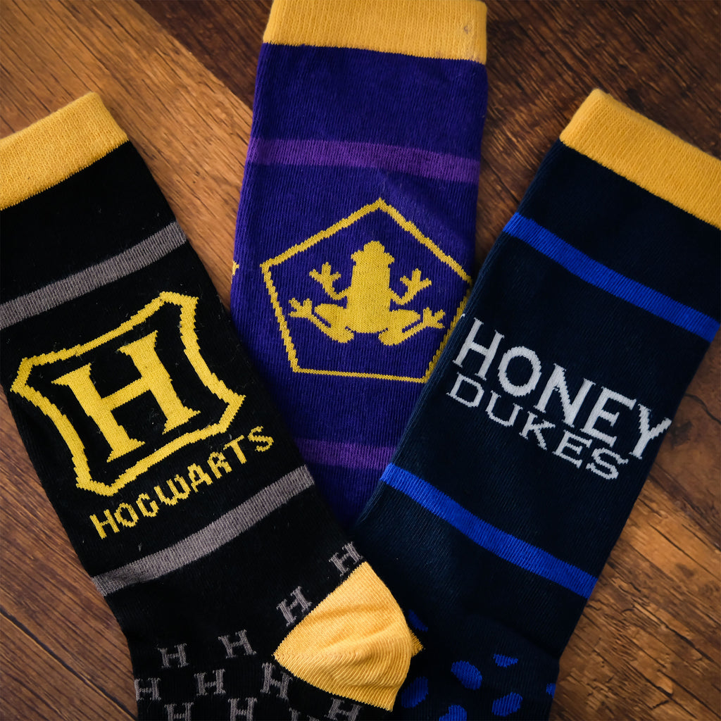 Produktbild Harry Potter - Strumpor 3-pack i Chokladgroda-låda