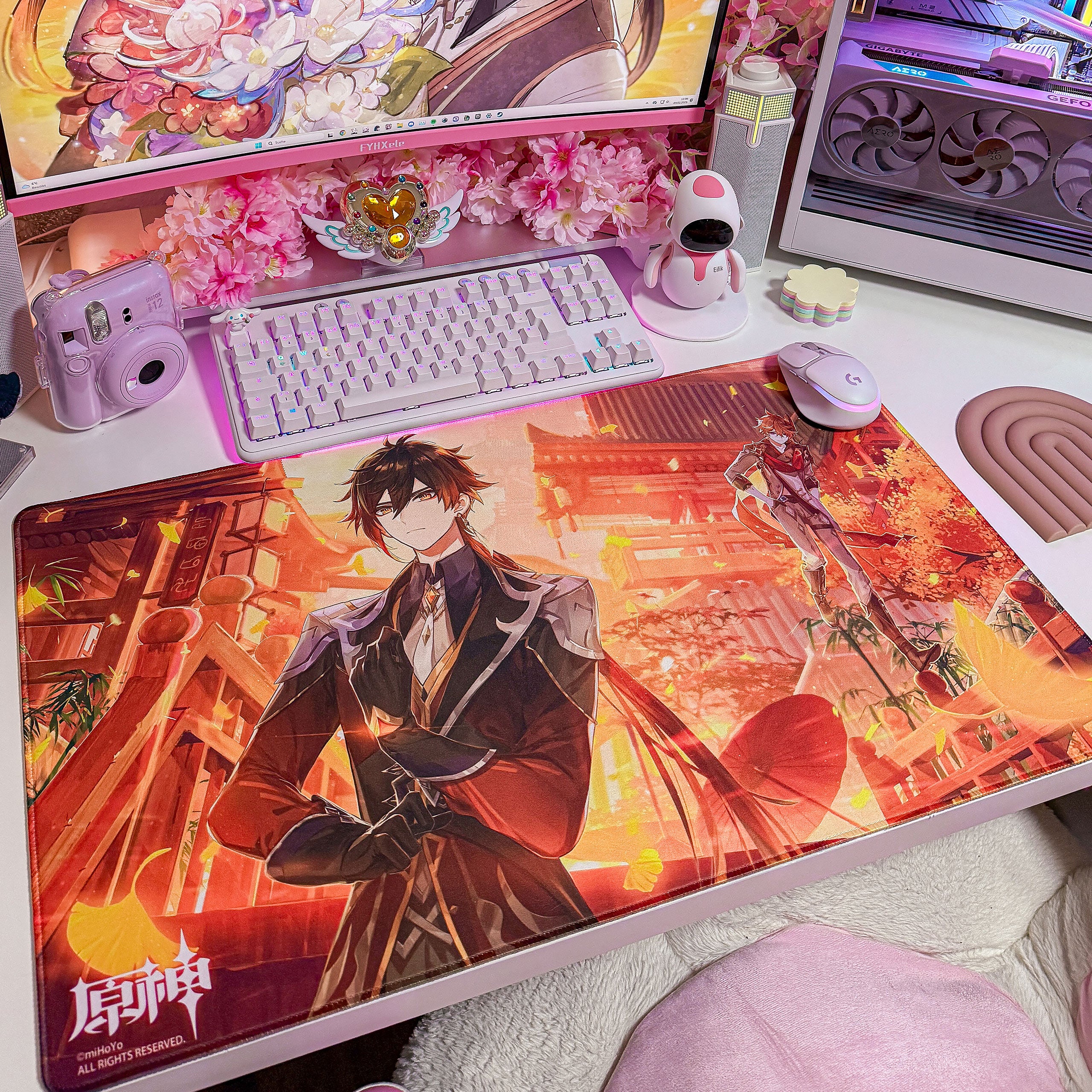 Product image Genshin Impact - Devil Mission The Approaching Star - Zhongli and Tartaglia Mousepad