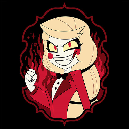 Produktbild Charlie Morningstar T-shirt för fans av Hazbin Hotel