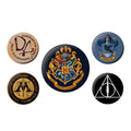 Produktbild Harry Potter - 5-pack knappar med symboler