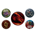 Produktbild Dungeons & Dragons - 5-pack filmknappar