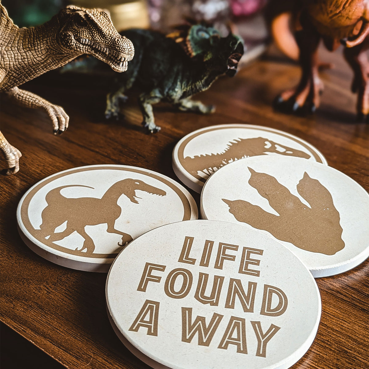 Produktbild Jurassic Park - Life Found A Way Underlägg 4-pack