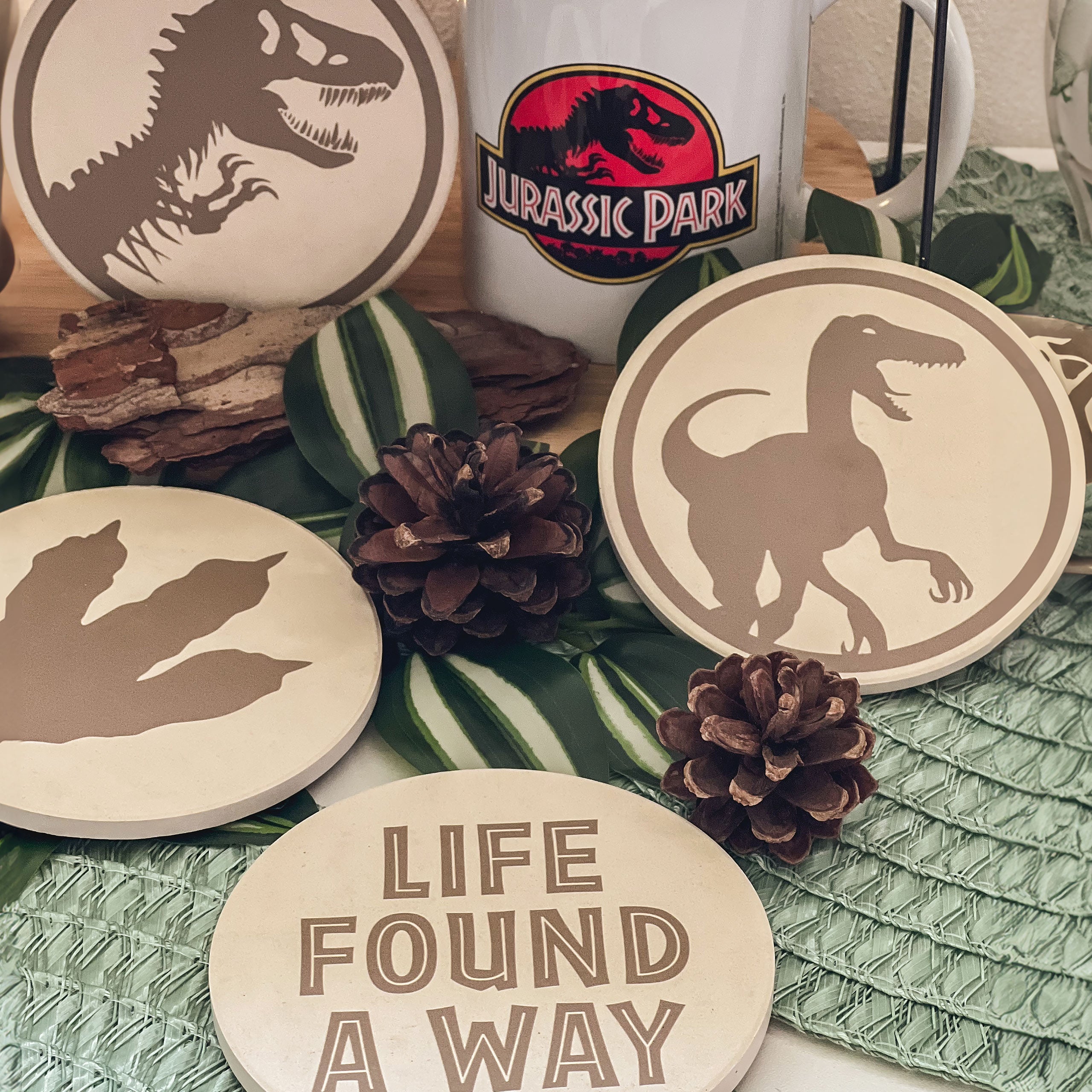 Produktbild Jurassic Park - Life Found A Way Underlägg 4-pack