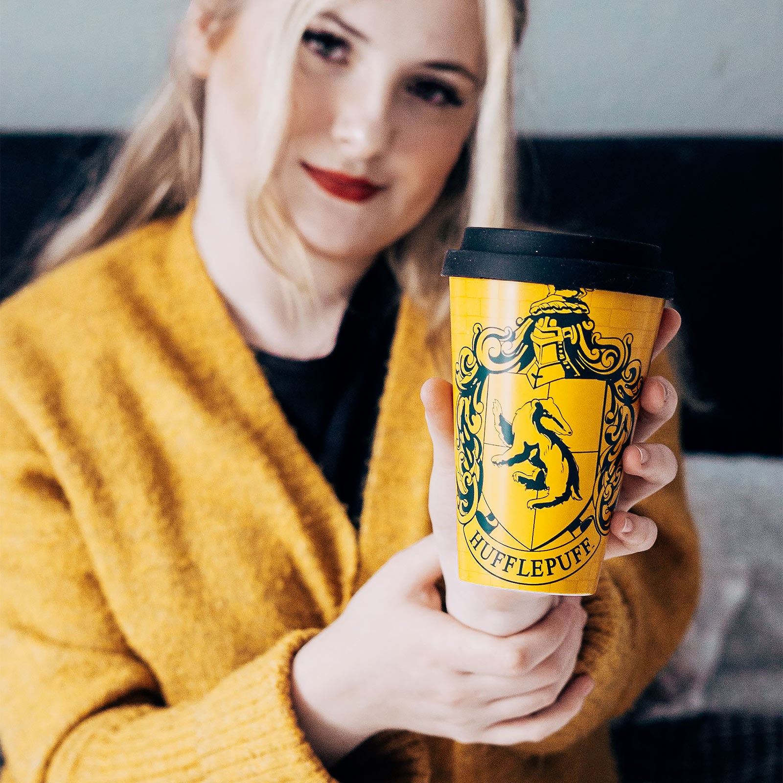 Produktbild Harry Potter - Proud Hufflepuff To Go Mugg
