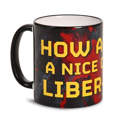 Produktbild Liber-Tea mugg för Helldivers-fans